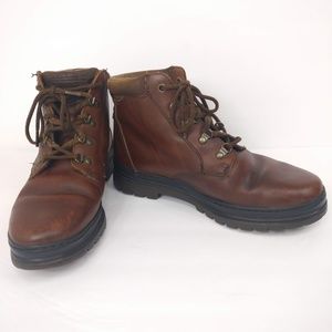 Timberland Bush Hiker Chukka Boots Brown Leather